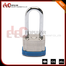 Elecpopular Fábricas Wenzhou Blue color Segurança Rigid Steel 34mm Lock Body Long Shackle lock